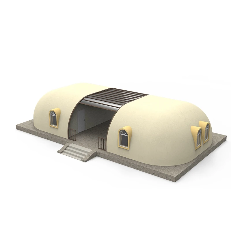 Smarthouse Customized Luxury Light Steel Prefabricated House Prefab Villa For Residence