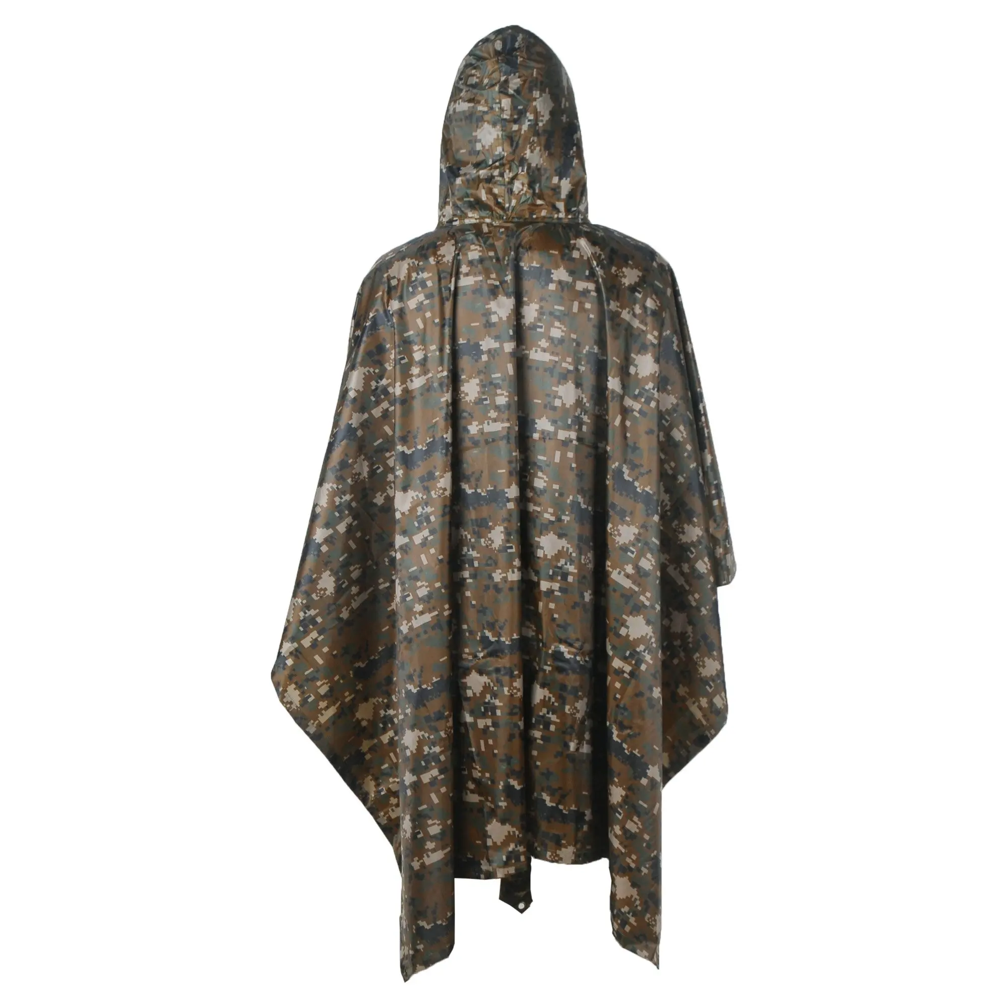 factory supplied camping Portable foldable camouflage Reuse comfort raincoat waterproof raincoats