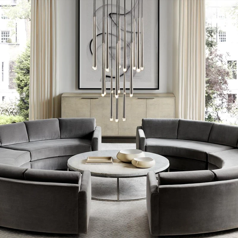Postmodern Antique  Gold Crystal Brass LED Pendant Lamp Vintage Adjustable Hanging Lamp Home Dining Room Hotels Villas Light