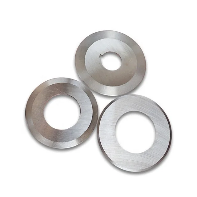 Round Rotary Cutting Knives Tungsten Steel Perforation Blade For Corrugated Board Slitting Part