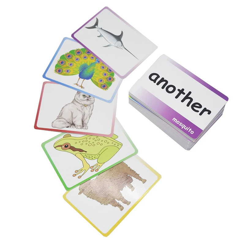 Factory custom printing personal development question learning flash card game