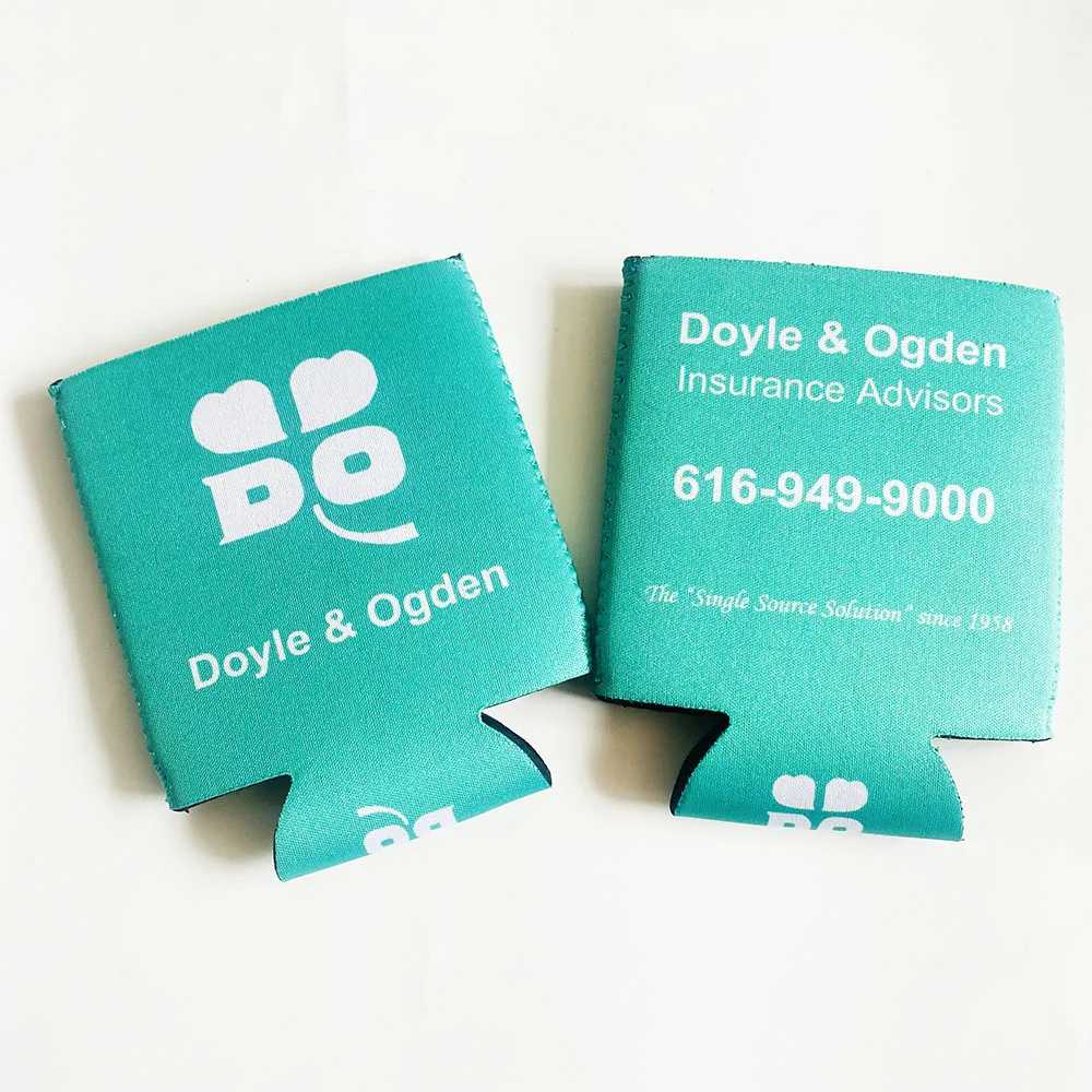 High Quality Promotional Custom Logo Neoprene Can Magnet Stubby Cooler Beer Coozies