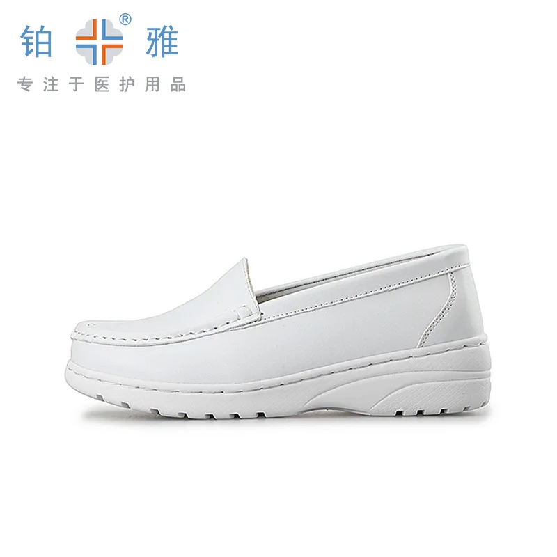 High Quality Low Price White Nursing Shoes Woman Nurse Leather Shoes Medical Shoe