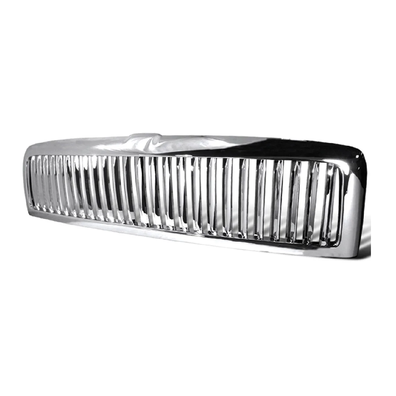 High Quality Vertical Style All Chrome ABS Front Bumper Grille for Dodge Ram 1500 1994-2002