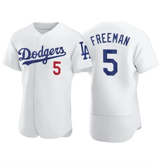 Wholesale Stitched Baseball Jersey Los Angeles 5 Freddie Freeman 22 Kershaw Personalized Printed Your Name Number Team Jersey