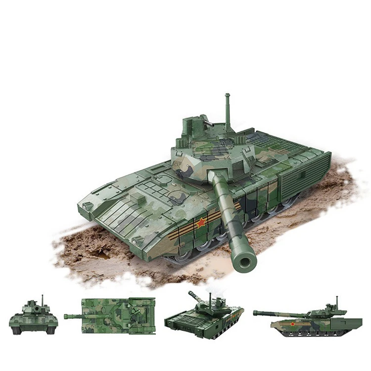 Best Price vehicle main battle tanks bricks set 4D camouflage tank building set main battle tank model educational building toy