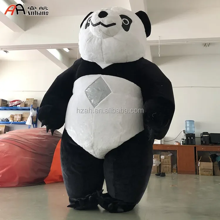 Inflatable Chinese Panda Mascot Costume for Party Dress Outfits Advertising Promotion Carnival