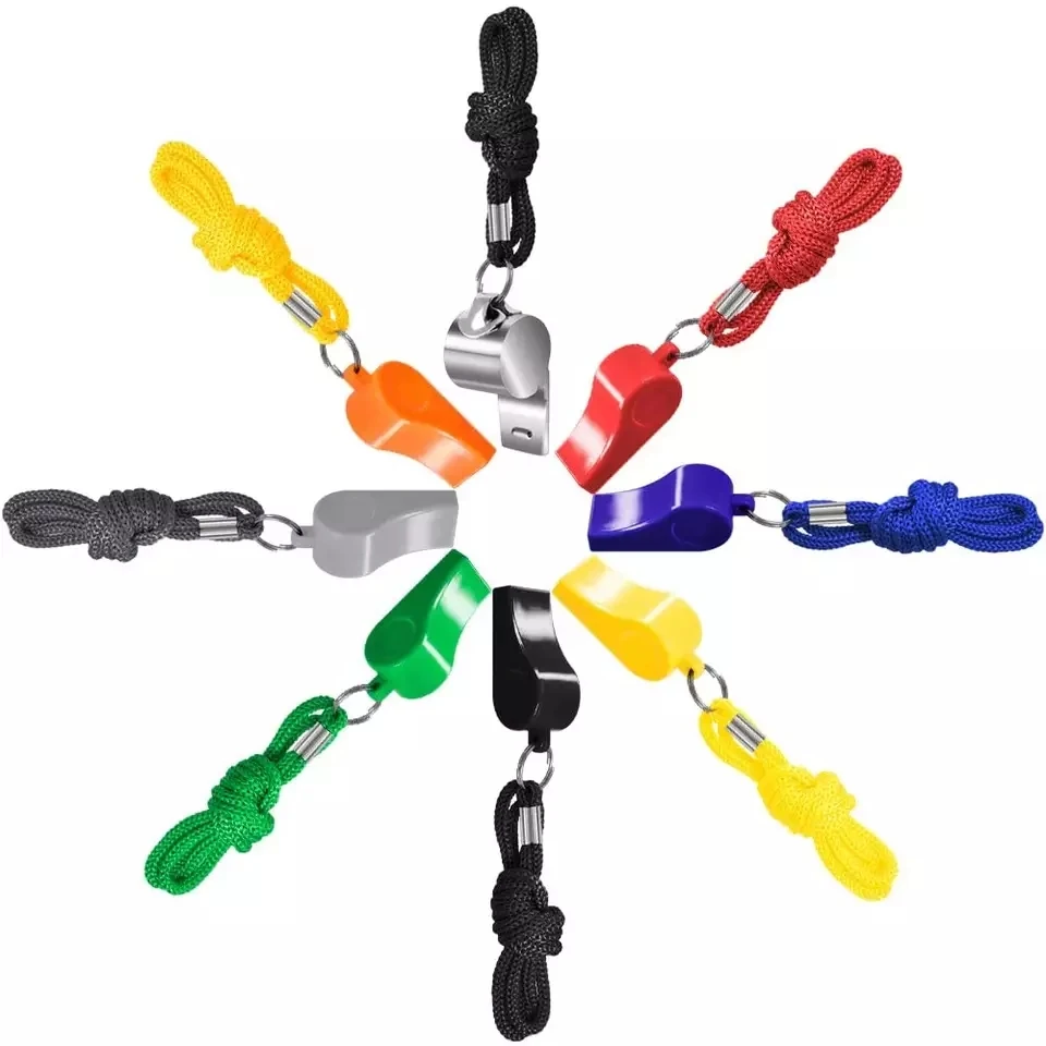 Emergency Survival Plastic Whistle Race Track Whistle With High Quality