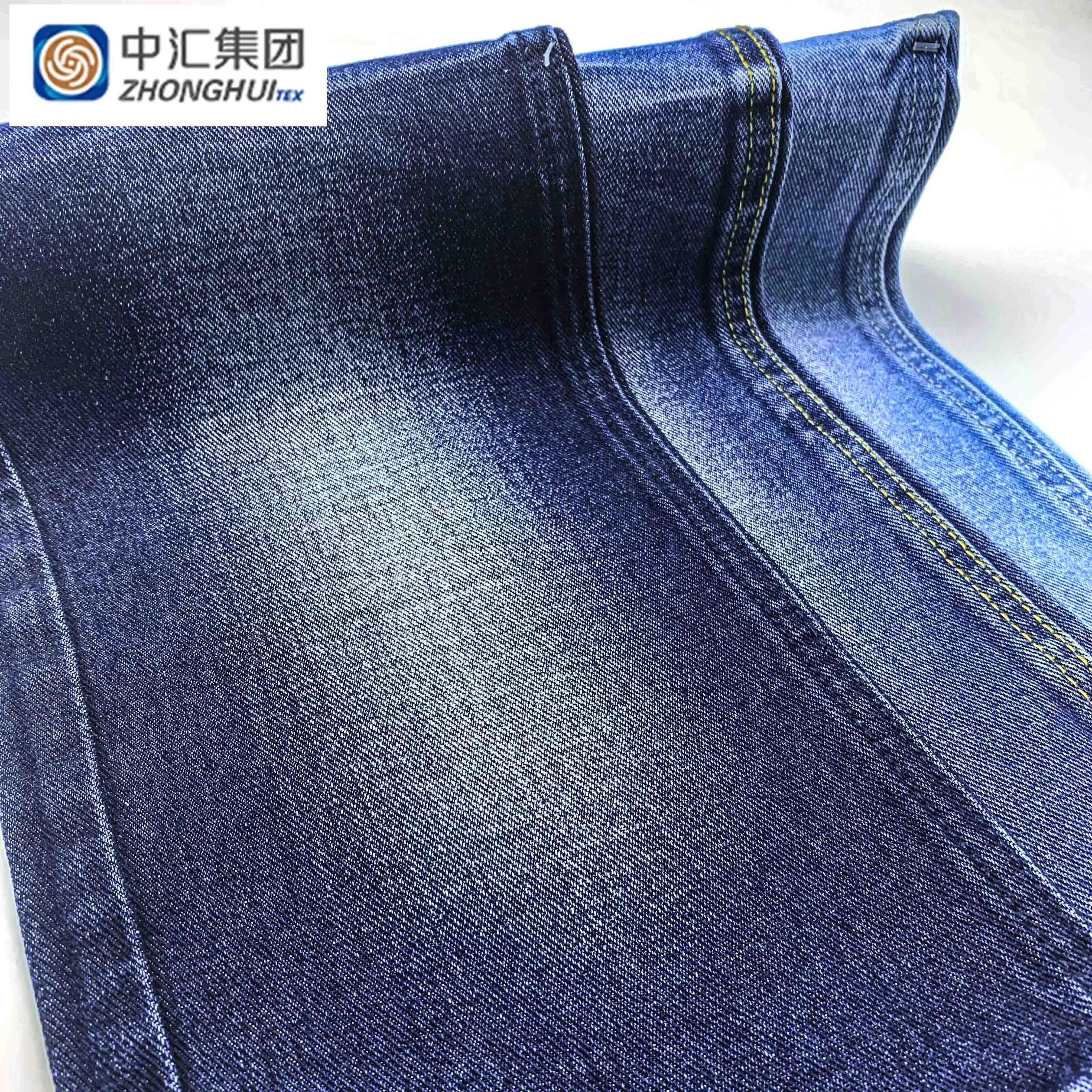 100% Cotton 11.5 Oz High Weight Indigo Blue Denim Jeans Fabric For Jeans