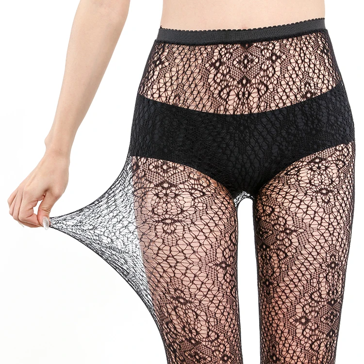 seamless crotchless  print pantyhose 80d  high waist oil shiny adult   leggings sexy pantyhose