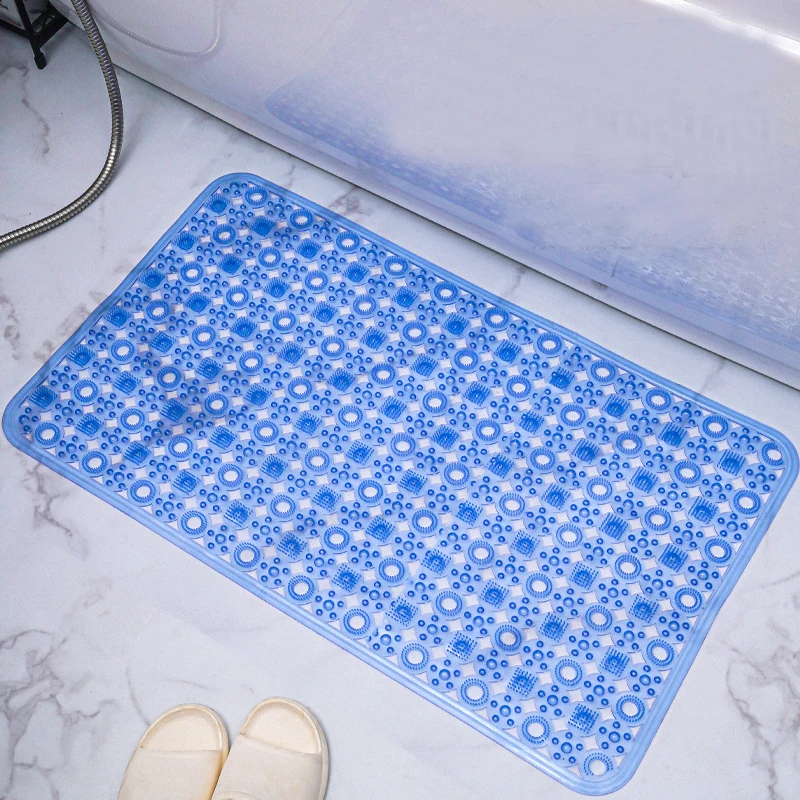 Pvc Round Hole Clean Brush Mat Floor Mat Hotel Bathroom Foot Massage Anti-Slip Spa Shower Mat