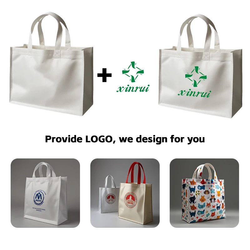 Custom logo size foldable large capacity grocey Exhibition shopping non woven bag