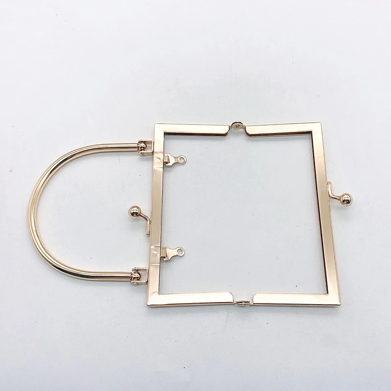 Factory Custom Metal Purse Kiss Clasp Lock Bag Frame for Bag Handle DIY Handmade