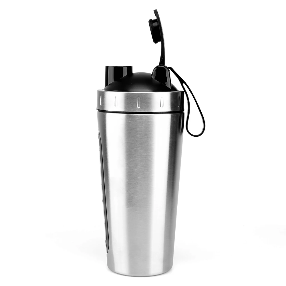 New model 304 Stainless Steel Keep Hot and Cold Shaker Bottle with PP Mixing Ball