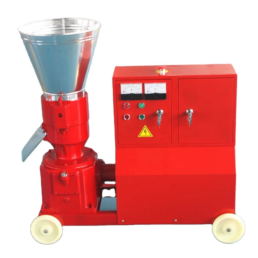 China Made Electric Motor Small Wood Pellet Mill/Flat Plate Pellet Machine/Rice Husk Pellet Press with CE