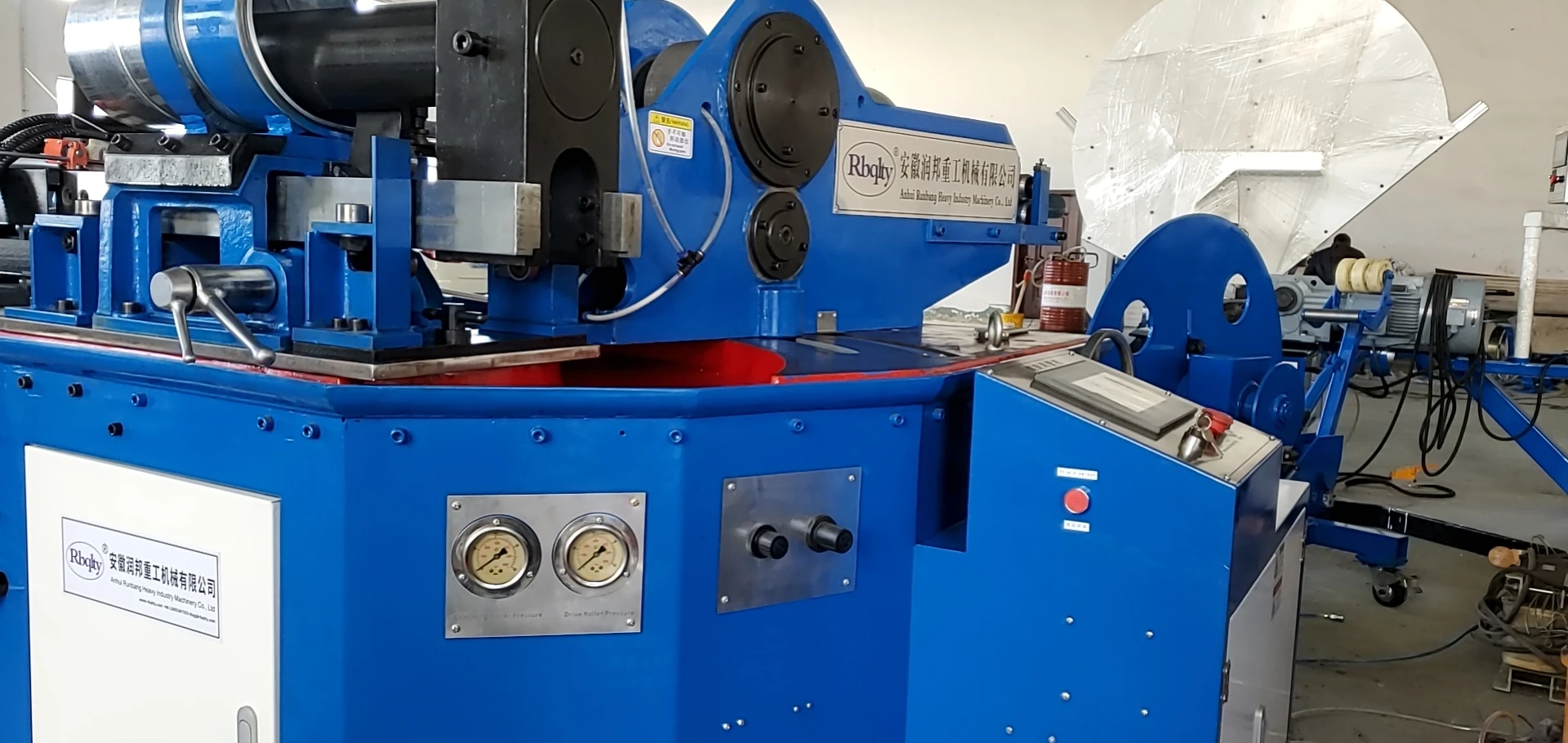 China factory directly sale Spiral round duct pipe forming making machine for HVAC air duct