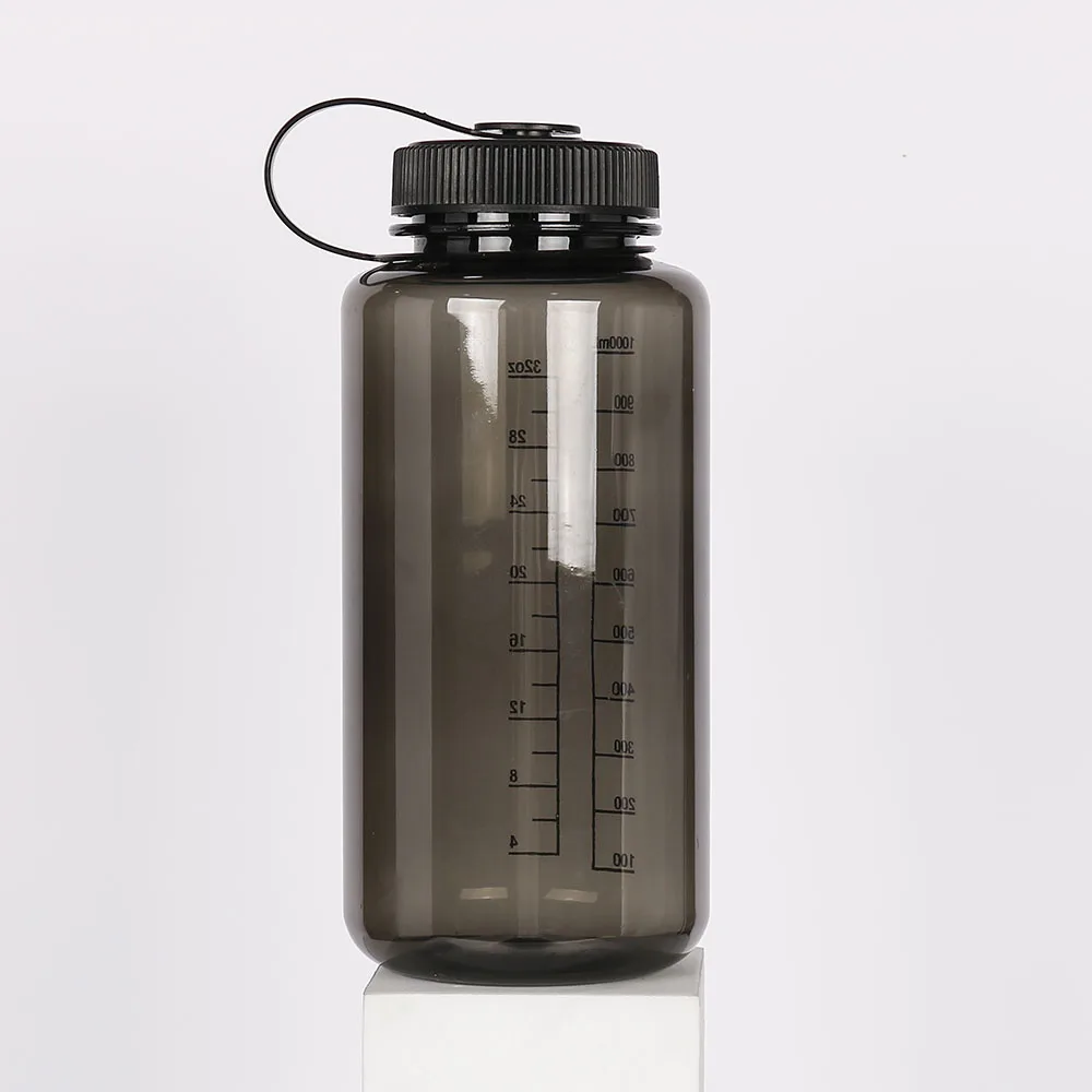 Most Popular Leak Proof 32 oz Motivational Wide Mouth GYM Sport BPA Free Triton Plastic Drinking Water Bottles with Lid