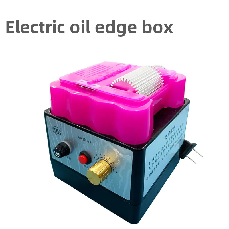 High Quality Adjustable Speed Electric Oil  Leather Edge Coating Machine