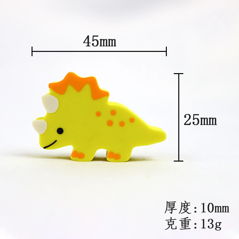 High Quality Cartoon Dinosaur Eraser 2D Custom Printed School Stationery Gift Promotional Rubber Pencil Eraser