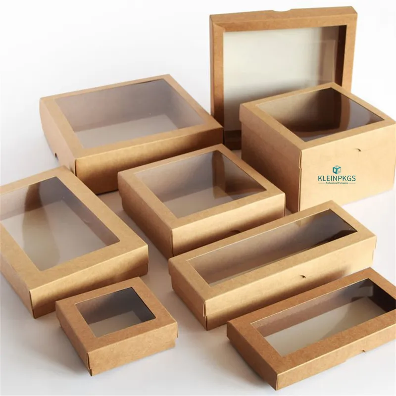 China Wholesale Fast Paper Box Kraft Food Packaging With Lid And Dividers