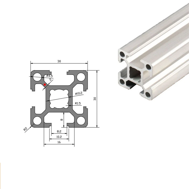 Guangdong Factory Aluminium Profile Custom Large Industrial Aluminium Extrusion Extruded Industrial