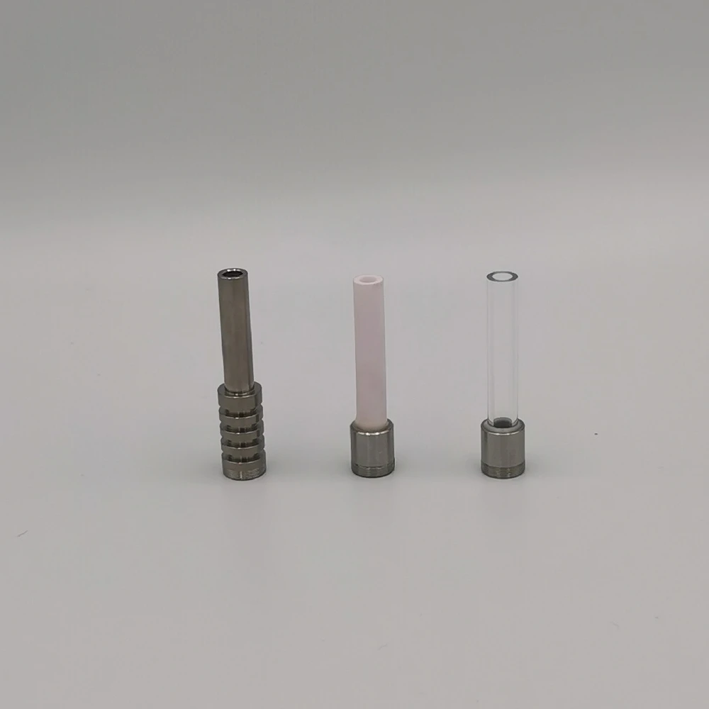 
Honeybird Nectar Collector Mouth Piece Tips 10mm 14mm 18mm Titanium Tip Ceramic Nail Glass Tip for Smoking Accessories 
