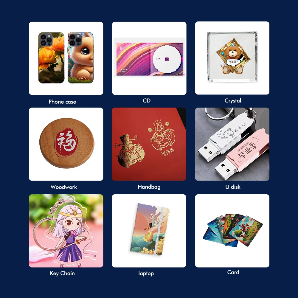 EraSmart Digital Inkjet Desktop L800 L805 Print Head UV Flatbed Printer Price Mini Size A4 A3 UV Printer For Phone Case