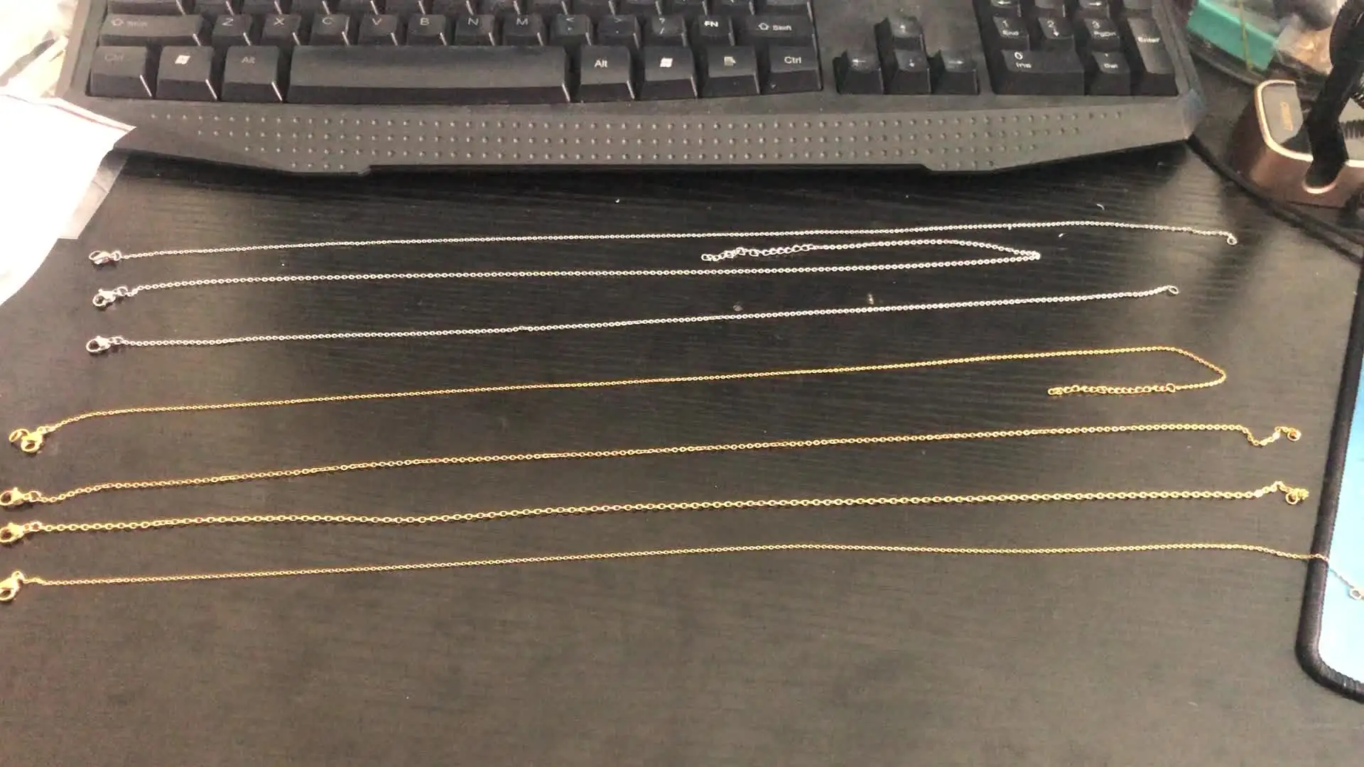 45 cm Necklaces Jewelry Crafts Accessories Diy Jewelry Making Accessories Stainless Steel Twist Cable Chain