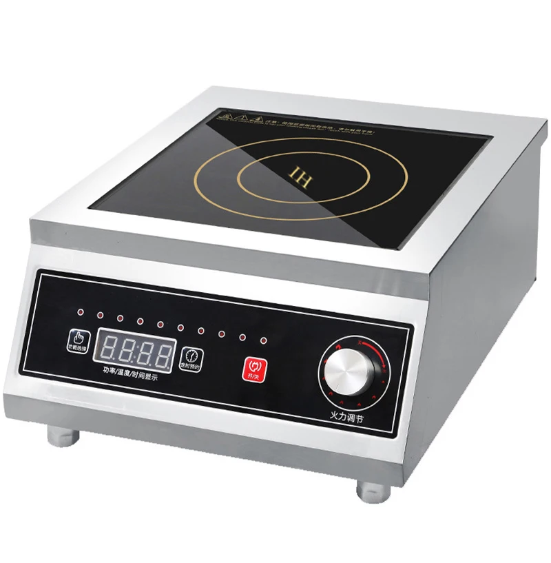 Factory Custom 5KW Electromagnetic Heating Furnace Stove Electric Knob Stainless Steel Commercial Induction Cooker With Low MOQ