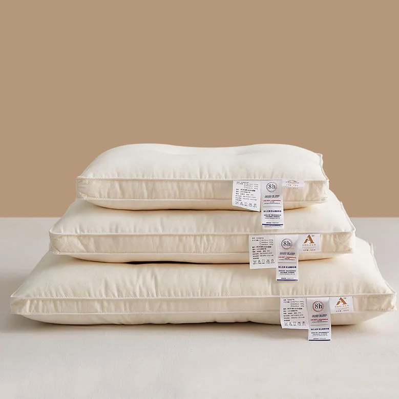 Pillow Low Cotton Linen Pillow Core Bed Pillows for Sleeping Standard Size Hotel Quality