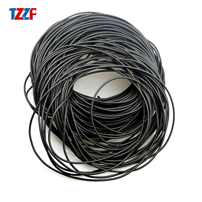 Fluorine Rubber  Solid round O ring cord for machinery Dia 3mm