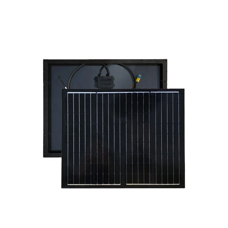 PV Module High Power Efficiency 50W Mono Solar Panels For Roof Home / Solar Bench