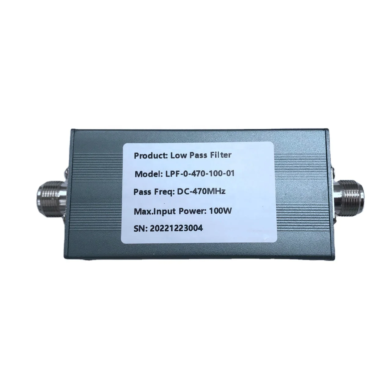 400-470MHz UHF Low Pass Filter