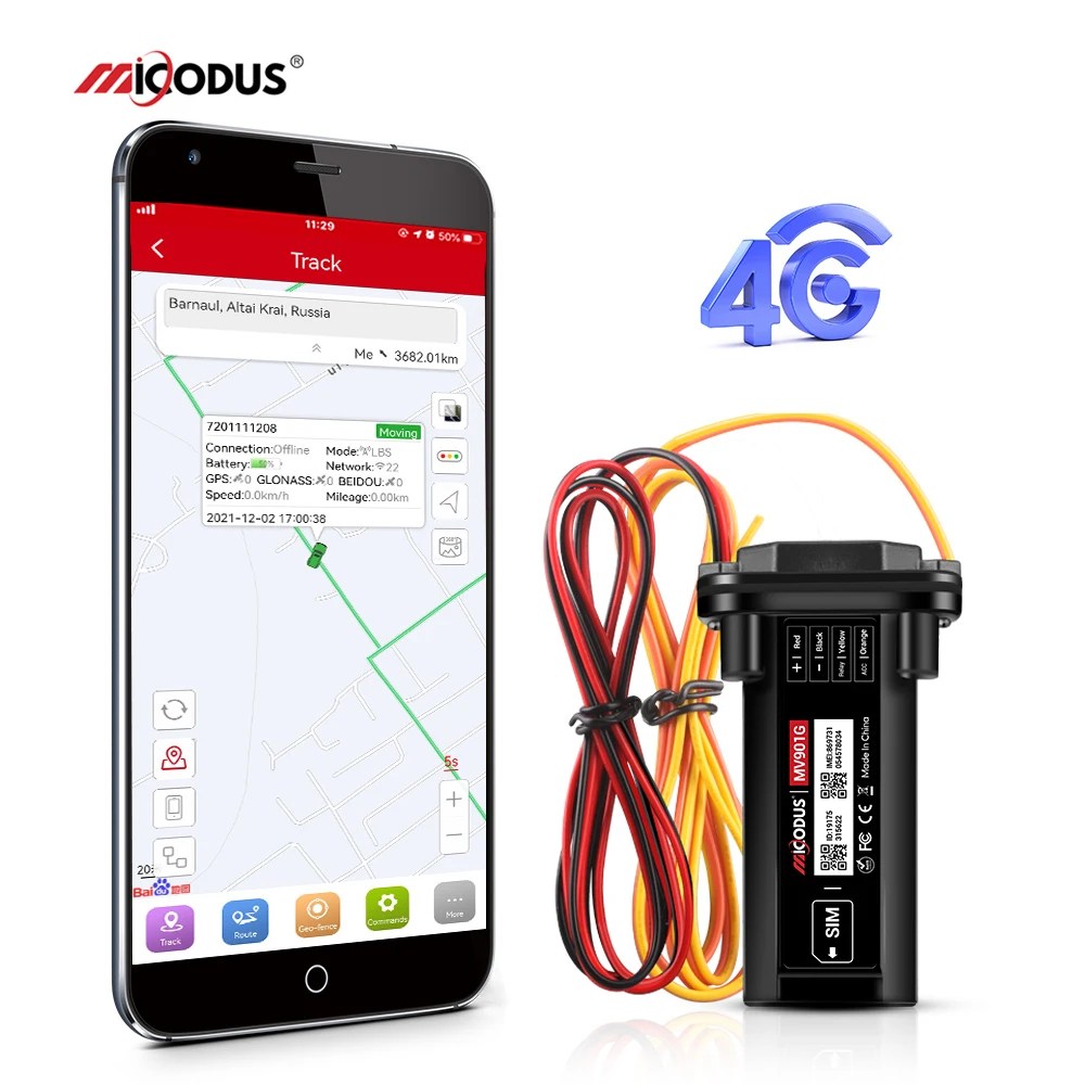 Micodus MV901G местоположение в реальном времени IP65 Водонепроницаемый 4G Gps устройство мотоциклетный трекер отсечки двигателя автомобиля отслеживание транспортного средства