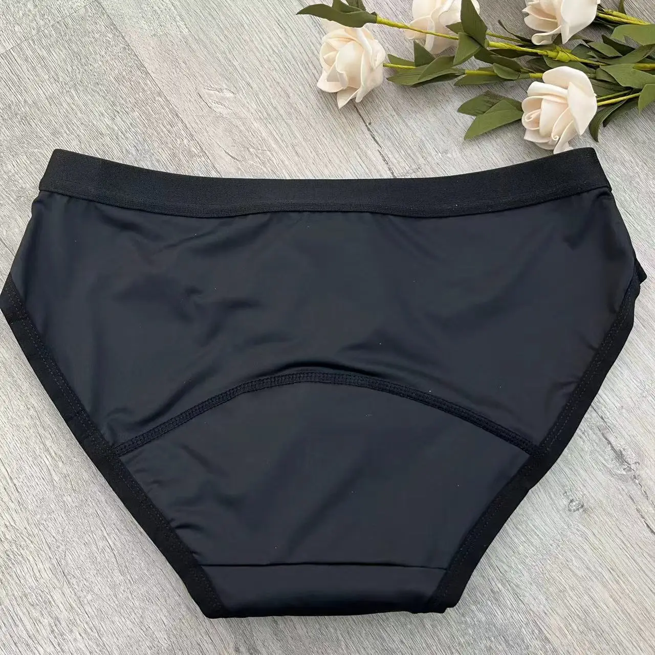 Wholesale 4 Layers Fabric Underwear Waist Midd Heavy Flow Period Panties for Women Leak-Proof and Functional Menstrual