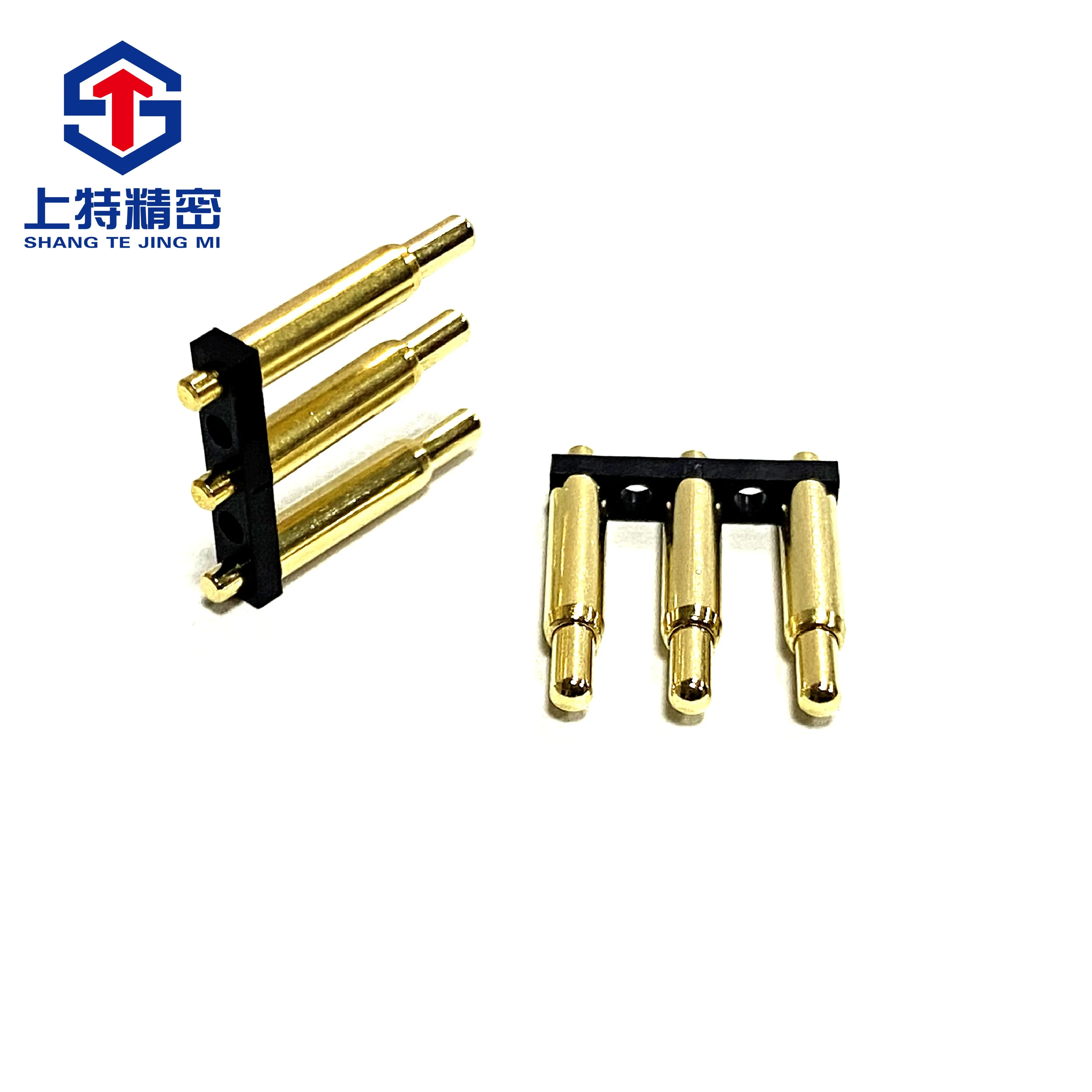 3Pin 2.54mm /5.08PH Male Pcb Board To Board Pogo Pin Connector Straight Pin Header