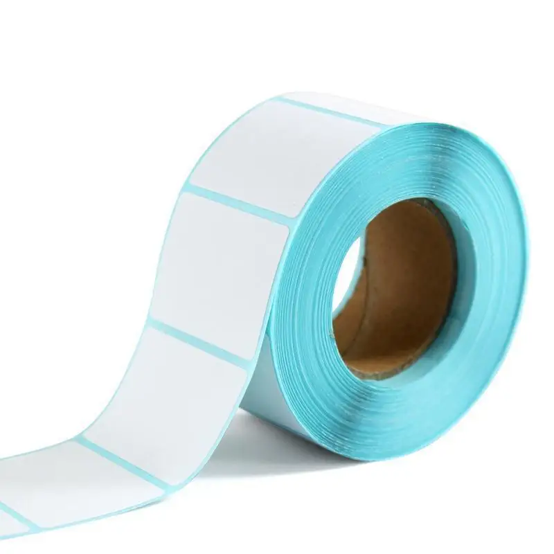 Warehouse Logistics Blank Self-Adhesive Thermal Barcode Label 50*30mm UPC Direct Thermal Waterproof Sticker Label for Packaging