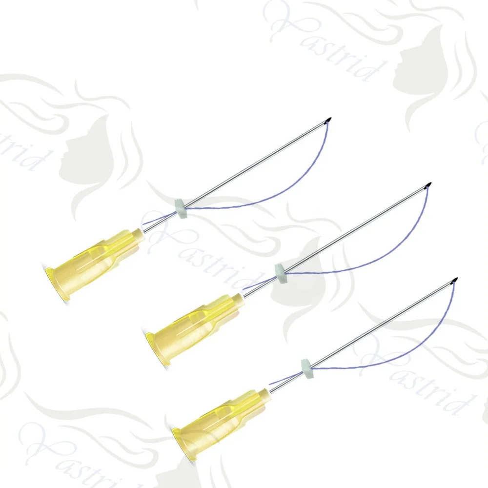 High quality yastrid pdo threads lifting smooth mono 25g 120mm with needle type