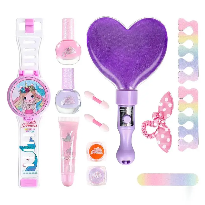 Kids Makeup Kit for Girl Real Washable cosmetic Toys Toddler Princess Children Make Up Set toys for children