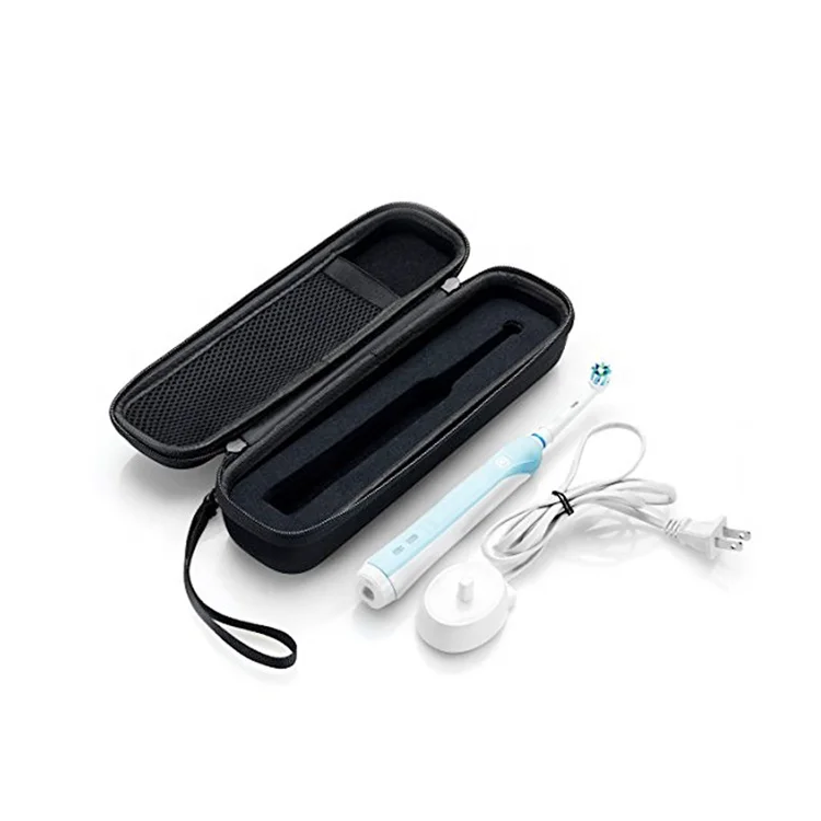 Hard Case Fits Oral B Pro 1000 Power Rechargeable Electric Toothbrush Mesh Pocket for accessories