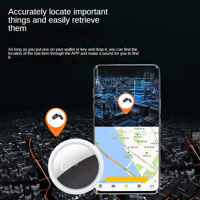 Wholesale Wireless Custom Air Tag Blue Tooth Anti Lost Find My Dog Collar BT Anti-lost Pet Smart Device Mini Gps Tracker