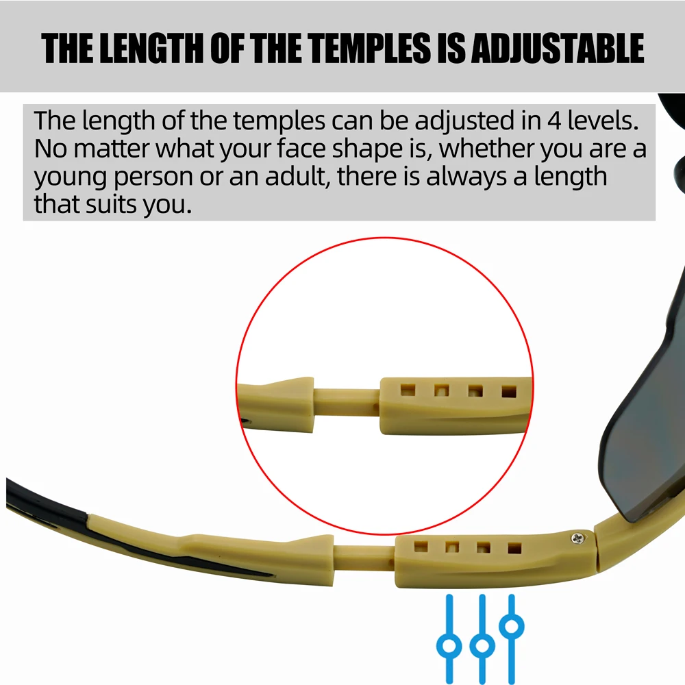 Tactical Eyewear Sports Safety Glasses ANSI Z87.1 Shooting Glasses with 3 Interchangeable Lens UV400 Protection Airsoft Goggle