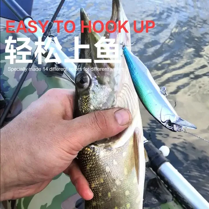 High Quality Oem Wholesale 3.94in / 0.53oz  Hard Bait Hundreds Of Colors Minnow Fishing Lures