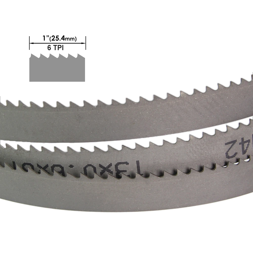 TASP 1712mm M42 Bimetal Bandsaw Blade 1712x13x0.6mm 6 TPI Woodworking & Metal Cutting Band Saw Blade for METABO Charnwood