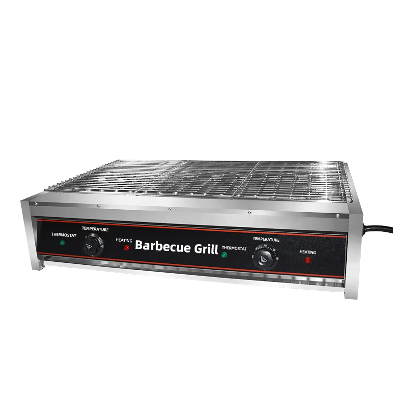 Electric BBQ Grill with Air switch High-power Table-top Barbecue machine for BBQ Party