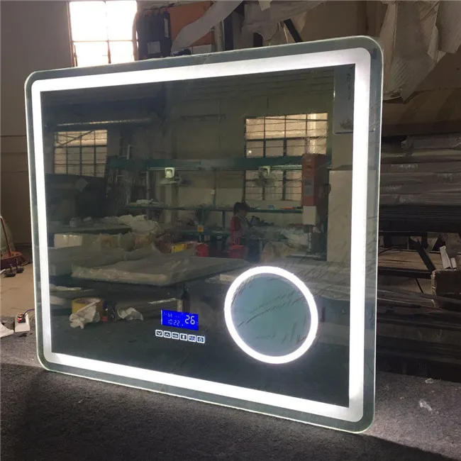 
CE&ISO9001 toilet mirror with light bathroom mirror with light blue tooth mirror led speacker 