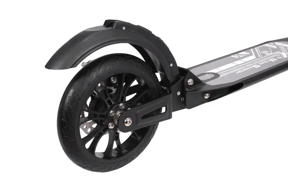 2023 new design disc brakes with double suspension 200mm big PU wheel scooters for teenager