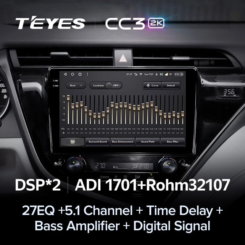 TEYES CC3 2K For Toyota Camry 8 XV 70 2017 - 2020 Car Radio Multimedia Video Player Navigation stereo GPS Android 10 No 2din