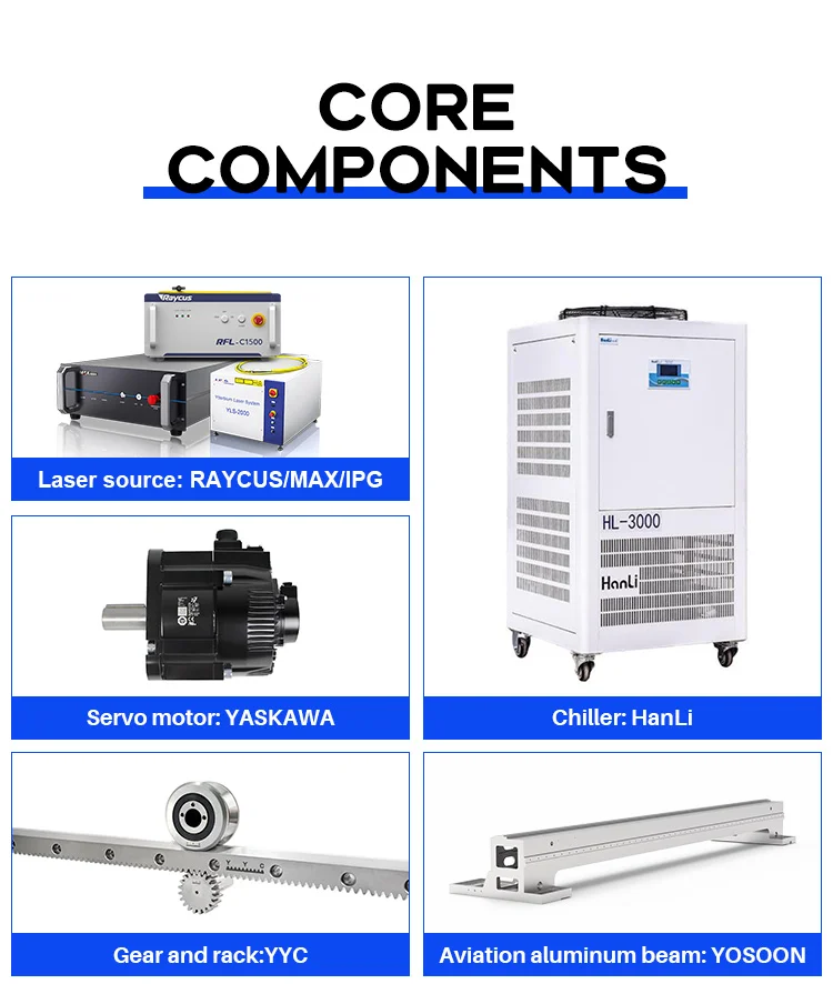 High Precise Lazer Cutter 1000w cnc fiber laser steel tube cutting machine for aluminum metal sheet