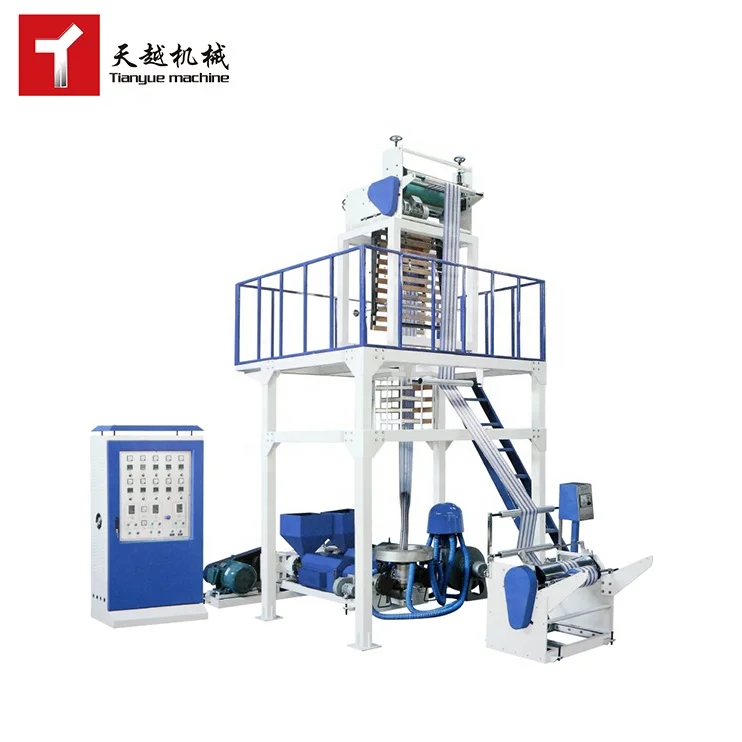 TIANYUE blown film extrusion extruder 100% compostable film blowing machine